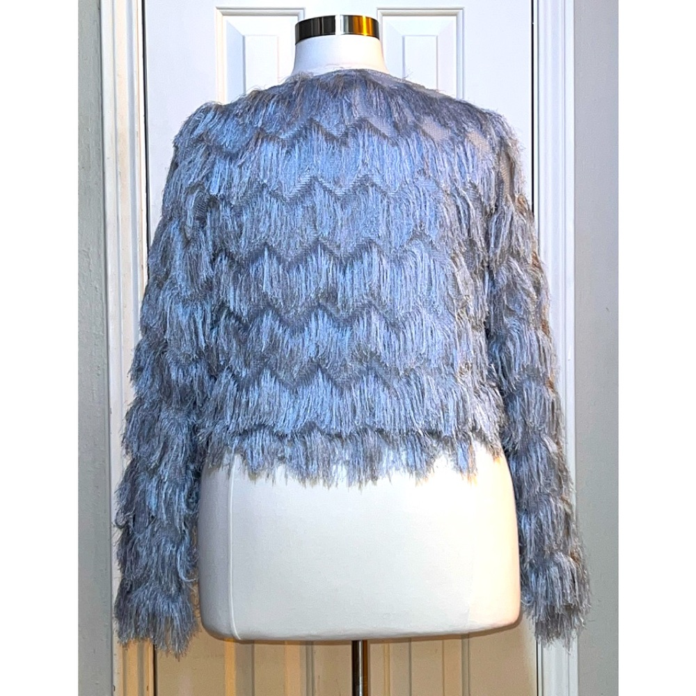 Women’s Plus Size Fringe Jacket